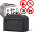 VOSDANS 4 Slice Toaster Cover with Removable Bottom 2-in-1 Toaster Bag with Pockets Toaster Storage Bag with Handle, Dust and Fingerprint Protecti...
