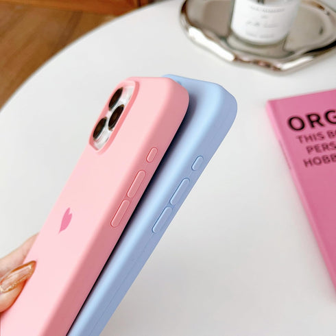 Jmltech for Silicone iPhone 15 Pro Case Women Girly Protective Heart with Soft Anti-Scratch Microfiber Lining Phone Cases for iPhone 15 Pro Pink.....