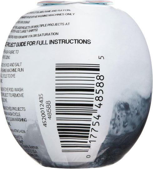Tulip Fabric Dye Pod Blackout (Black), Permanent Dye for Clothes and Fabric...
