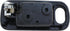 Dorman 82204 Front Driver Side Interior Door Handle Compatible with Select Honda Models, Chrome Lever; Black Housing...