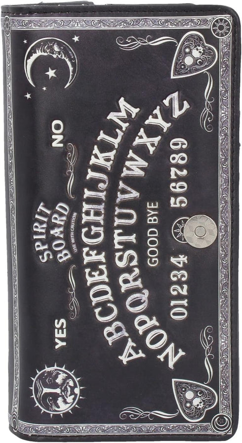 Nemesis Now Ouija Spirit Board Embossed Wallet, Gothic Purse, Occult Accessory, Black, 18.5cm...