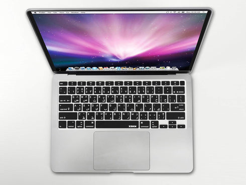 XSKN Arabic/English Language Black US Version Silicone Keyboard Cover Skin Compatible with 2020 New MacBook Air 13.3 inch A2179 A2337 with Touch I...