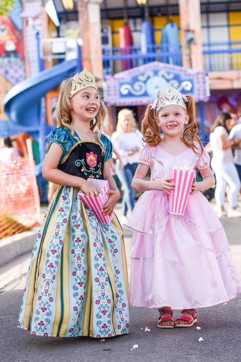 Little Adventures Alpine Princess Coronation Dress Up Costume (Large Age 5-7) - Machine Washable Child Pretend Play and Party Dress with No Glitte...
