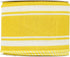 HUIHUANG Yellow Stripe Ribbon Wired Edge Craft Ribbon Yellow Burlap Ribbon Summer Lemon Wreath Ribbon 2.5 Inch X 10 Yards for DIY Crafts Bows Wrea...