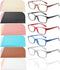 6-Pack Reading Glasses Blue Light Blocking for Women Men, Lightweight Anti Eyestrain/Glare Computer Readers with Spring Hinge(2.0)...