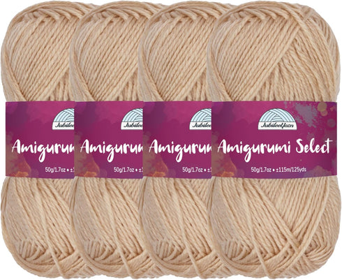 JubileeYarn Amigurumi Select Yarn - Baby Acrylic - Camellia - 4 Skeins...