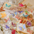 Aromoty Fairy Gold foil Holographic Stickers Set 120Pcs 4 Themes Resin Transparent Butterfly Flowers Floral Sticker Aesthetics Journaling Stickers...