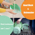 Bread Proofing Basket, 9in Silicone Sourdough Baking Bowl with liner Thick Foldable Reusable Handmade Bread Making Supplies for bakers (Light Gree...