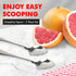 Chef Craft Select Serrated Grapefruit Spoon, 9 inch 2 piece set, Stainless Steel...