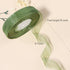 3/4 inch Sage Green Sheer Organza Ribbon 50 Yards Chiffon Ribbon for gift wrapping Father's Day Wedding Flower Bouquet Crafts...