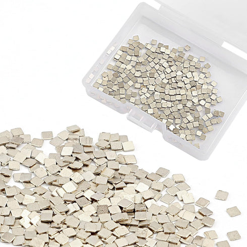 AIEX 4 Grams (about 400 pcs) Silver Solder Flux for Jewelry, 2x2mm Precut Silver Solder Chips Ultra Tiny Medium Density Easy Soldering for Jewelry...