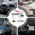 2-Way Connection Air Nozzle Blow Gun, Rubber Tip Air Nozzle with 1/4 in Standard Quick Fitting, Air Compressor Accessories Air Blower Gun for Air ...