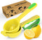 Lemon Squeezer, Aluminium Manual Citrus Juicer Handheld Lime Juicer Press, Kitchen Tools for Citrus Juicer & Dishwasher Safe(Bright Yellow)...