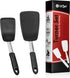 UpGood Silicone Turner Set 600ºF Heat Resistant - Large & Small Kitchen Spatulas with Tapered Edges & Flexible Stainless Steel - Cooking Utensil f...
