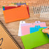 Lewtemi 50 Pieces Index Card Dividers Index Card Guide Set with Tabs Alphabet Tabbed Index Cards Guides Self Adhesive Number Stickers for Office R...