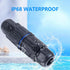 5PCS IP68 Waterproof Junction Box, Outdoor 2 Way Electrical Cable Connector, Replaceable Lever Wire Connectors for AWG 28-12, Quick Screwless Inst...