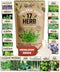17 Herb Culinary Seed Vault - 5200+ Herbs Seeds for Planting Indoor or Outdoor Garden - Heirloom, Non GMO | Hydroponic Herb Garden Seeds with High...
