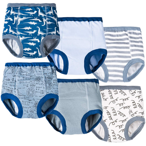Joyo roy 6Pcs Potty Training Underwear 18-24 Months 100% Cotton Absorbent Toddler Potty Training Pants for Boys Soft Kid Confident Little Boy Unde...
