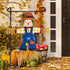 Fall Scarecrow Garden Flag Outdoor Decorations for Outside Double-Sided Printed, Yard Flags House Banner Yard Sign Autumn Winter Thanksgiving Seas...