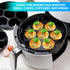 Air Fryer Muffin Pan (7 Cups) — Silicone Muffin Pans for Baking & Freezing, Nonstick Air Fryer Silicone Egg Mold Compatible with 3.5-5.8L Fryers —...