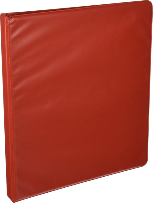 Universal UNV30403 0.5 in. Capacity 11 in. x 8.5 in. 3 Rings Economy Non-View Round Ring Binder - Red...