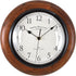 FirsTime & Co. Walnut Round Wall Clock, 11",10055...