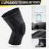 CAMBIVO Knee Brace for Men & Women, 2 Pack Knee Compression Sleeve for Knee Pain Relief, Knee Brace with Side Stabilizers & Patella Pad for Menisc...