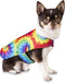 Handmade Dog Poncho from Tie Dye Blanket - Dog Clothes - Coat - Costume - Sweater - Vest (Tie Dye, XXS)...