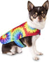 Handmade Dog Poncho from Tie Dye Blanket - Dog Clothes - Coat - Costume - Sweater - Vest (Tie Dye, XXS)...