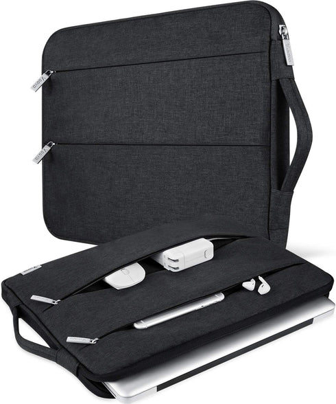 Laptop Sleeve 13 13.6 Inch Compatible with MacBook Air/Pro 13 M1/M2,Surface Laptop 4/5,Surface Pro X/9/8,13.5”Chromebook,Slim Computer Cover Bag,B...