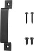 Kare Kind 1x Barn Door Handle (Black) - 7.48-inch Steel with Smooth Edges - Rustic Door Pull for Barn Doors, Sheds, Garages, Gates - Tapping Screw...