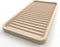 Happitasa Silicone Kitchen Sink Organizer Tray, Sponge Holder and Countertop Protector | Bathroom and Kitchen Soap Dish and Dispenser Tray (Sand D...