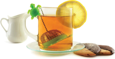 Norpro NOR-5647 S/S Turtle Tea Infuser , Green , 2" x 2" x 1.25"...