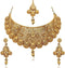 Efulgenz Indian Bollywood Traditional Crystal Kundan Choker Necklace Earrings Maang Tikka Wedding Bridal Jewelry Set For Women...
