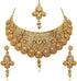 Efulgenz Indian Bollywood Traditional Crystal Kundan Choker Necklace Earrings Maang Tikka Wedding Bridal Jewelry Set For Women...