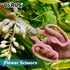 CYRUS Garden Shears Pruner Secateurs 7.5" Pruning Scissors with Integrated Stab Remover Flower Sharp Gardening hand tools Florist Bonsai Cutters R...