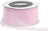 VATIN Light Pink Organza Wired Ribbon, 1-1/2" Pink Sheer Ribbon with Metallic Edge for Christmas Tree Decoration Gift Wrapping Wedding Crafts -25 ...
