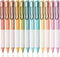 Mr. Pen- Retractable Gel Pens, 12 Pack, Black Ink Gel Pens, Pastel Barrels, Fast Dry, Gel Pens Fine Point 0.5mm, Retractable Pens, Cute Pens, Gel ...