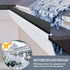 4 Pack Aluminum Gutter Valley Splash Guards, Rainwater Roofing Gutter Guard, Straight Gutter Splash Guard for Flat Shingle Roofs, Valley, Corner, ...