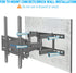 MOUNTUP Lag Bolt Kit for TV Wall Mount Comes with M8×65mm Lag Bolt & Washer for Wood Stud, Plastic Anchors for Concrete Wall, includes Bubble Leve...