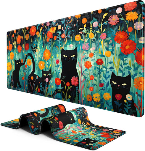 BOSOBO Large Mouse Pad, Desk Pad, XXL XL Extended Gaming Mouse Pad, Desk Mat for Office & Home, Long Keyboard Mat, Huge Mouse Pad, Desktop Full Co...