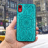 Harryshell Detachable Magnetic Zipper Wallet Leather Case Cash Pocket with Card Slots Holder Wrist Strap for iPhone XR 6.1 Inch 2018 Floral Flower...