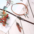 Jstyle Jewelry Set for Women, Feather Headdress Dangle Earrings Leather Suede Choker Necklace Bracelet Hippie Bohemian Retro Jewelry A...