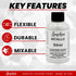 Angelus Metallic-4 oz Leather Paint, Silver...