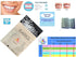 IVORIE® Dental Teeth Gap Orthodontic Bands Clear Elastic 60/Pack (1/8" X-Heavy)...