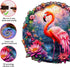 Wooden Puzzles for Adults, Flamingo Wooden Jigsaw Puzzles for Adults, Wood Puzzles Adult, Unique Animal Shape Wood Cut Puzzles for Puzzle Lovers, ...
