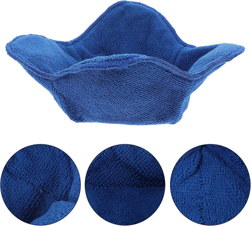 Hemoton Microwave Plate Holder,Soup Bowl Cozy Koozies,Microwave Bowl Holder for Hot Food,Microwave Cozy Bowl Hot Pad,Microwavable Bowl Cozy,Microw...