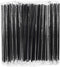 200 Pcs Individually Packaged Black Plastic Extra Long Flexible Disposable Drinking Straws.(0.23'' diameter and 10.2" long) (Black)...