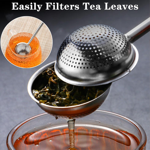 Powdered Sugar Shaker Duster, Flour Sifter for Baking, Baker's Dusting Wand Dispenser with Spring-Operated Handle One-Handed Operation, Stainless ...