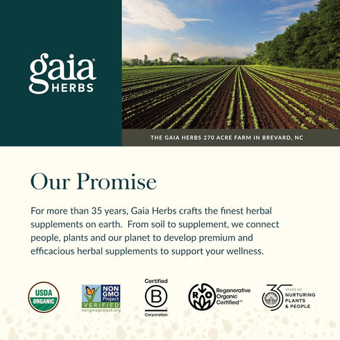 Gaia Herbs Quick Defense - Fast-Acting Immune Support Supplement for Use at Onset of Symptoms - with Echinacea, Black Elderberry, Ginger & Androgr...